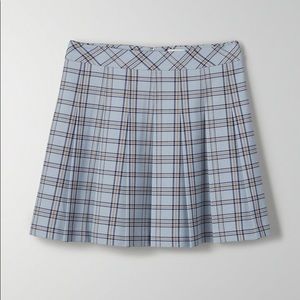 ARITZIA PLAID MINI SKIRT